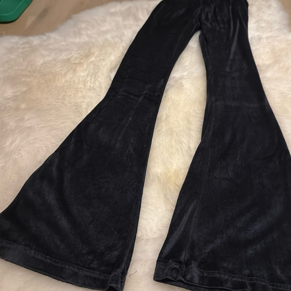 Hard tail forever  S gray velvet pants NWOT